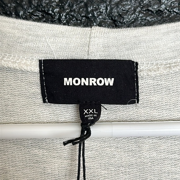 NWT Monrow Supersoft Crew Neck Sweatshirt Size 2X - Picture 5 of 6